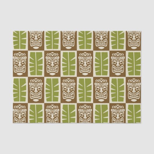 Tiki-patroon Tissuepapier (Voorkant)