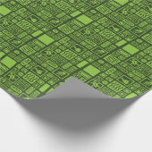 Tiki Pattern Cadeaupapier (Hoek)