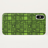 Tiki Pattern Case-Mate iPhone Case (Achterkant (horizontaal))