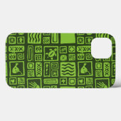 Tiki Pattern Case-Mate iPhone Case (Achterkant (horizontaal))