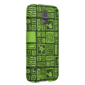 Tiki Pattern Case-Mate Samsung Galaxy Hoesje (Back/Rechts)