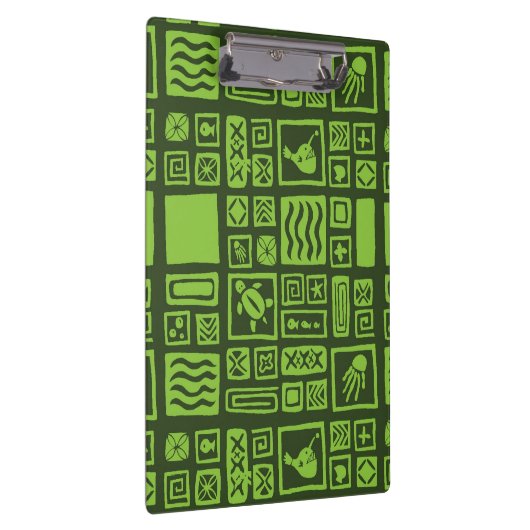 Tiki Pattern Klembord (Rechts)
