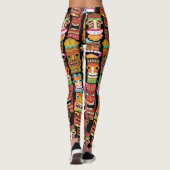 Tiki Pattern Leggings (Achterkant)