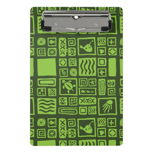 Tiki Pattern Mini Klembord (Voorkant)