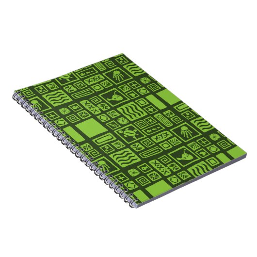 Tiki Pattern Notitieboek (Rechterzijde)