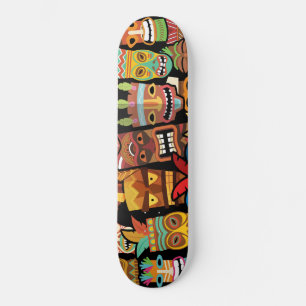 Tiki Pattern Persoonlijk Skateboard