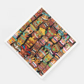 Tiki Pattern Servet (Hoek)