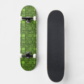 Tiki Pattern Skateboard (Voorkant)