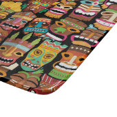 Tiki Pattern Snijplank (Hoek)