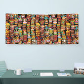 Tiki Pattern Spandoek (Beurs)