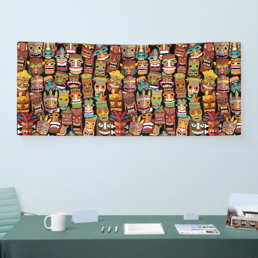 Tiki Pattern Spandoek (Beurs)