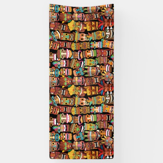Tiki Pattern Spandoek (Verticaal)