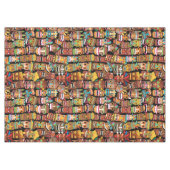 Tiki Pattern Tafelkleed (Voorkant (Horizontaal))