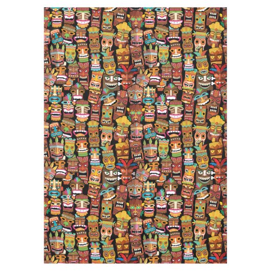 Tiki Pattern Tafelkleed (Voorkant)