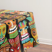 Tiki Pattern Tafelkleed (Voorbeeld)