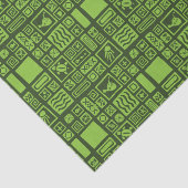 Tiki Pattern Tissuepapier (Detail)