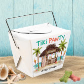 Tiki Pawty Tropical Dog Party Doggy-Verdragen Bedankdoosjes