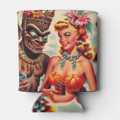 Tiki Pin-up Blikjeskoeler (Achterkant)