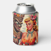 Tiki Pin-up Blikjeskoeler (Blikje Achterkant)