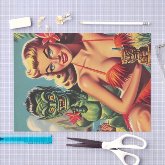 Tiki Pin Up Tissuepapier (Craft)