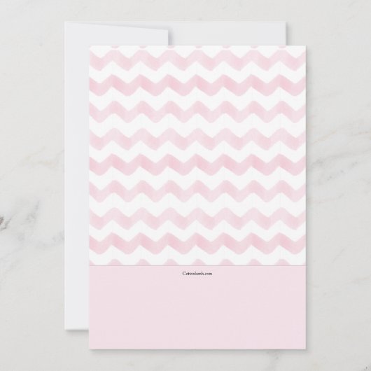 Tiki Pink Uitnodiging (Achterkant)