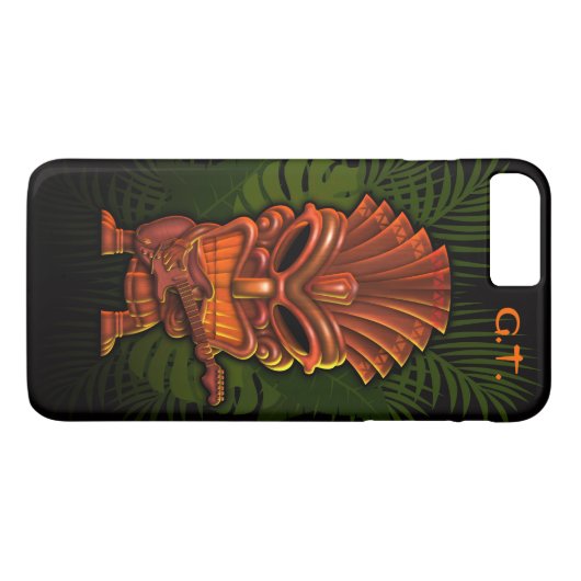Tiki Player iPhone 7 Plus Hoesje (Achterkant (Horizontaal))