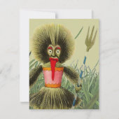 TIKI POOL PARTY SURVIVOR THEME INVITE KAART (Voorkant)