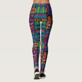 Tiki Pop Mode Leggings (Achterkant)