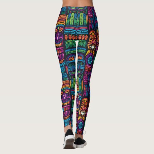 Tiki Pop Mode Leggings (Achterkant)