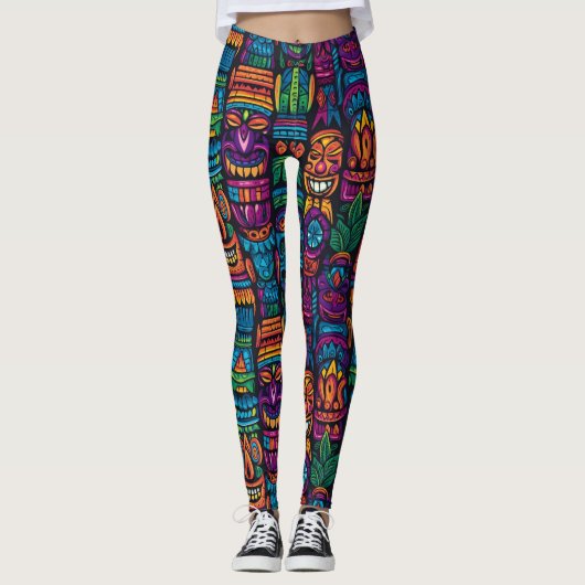 Tiki Pop Mode Leggings (Voorkant)