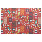 tiki rood stof (Fat Quarter)