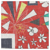 tiki rood stof (Close Up)