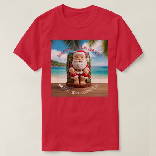 Tiki Santa T-shirt (Design voorkant)