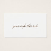 Tiki Sculpture Thunder_Cove Visitekaartje (Achterkant)