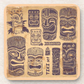 Tiki set Drankjes Onderzetter (Voorkant)