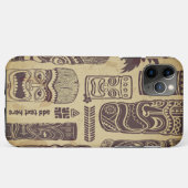 Tiki Set gepersonaliseerd Case-Mate iPhone Case (Achterkant (horizontaal))