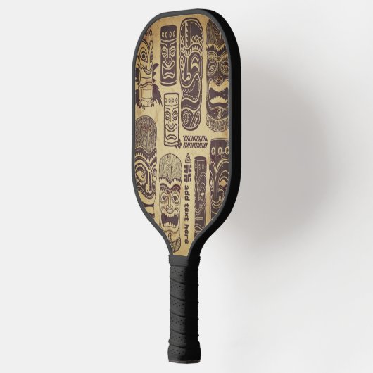 Tiki Set gepersonaliseerd Pickleball Paddle (Links)