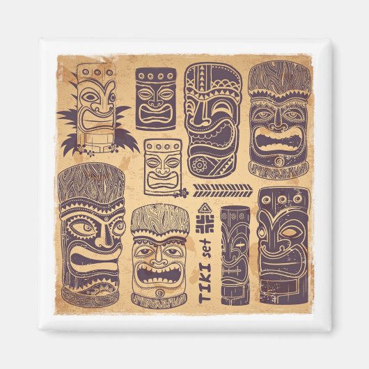 Tiki set Magneet (Voorkant)