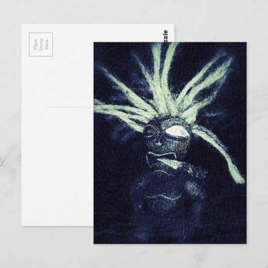 Tiki Smokes Briefkaart (Voorkant / Achterkant)