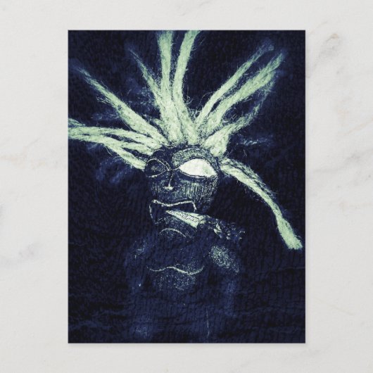 Tiki Smokes Briefkaart (Voorkant)