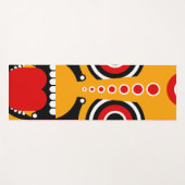 tiki stamkunst yogamat (Voorkant (horizontaal))