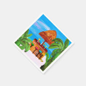 Tiki strandbar servetten (Hoek)