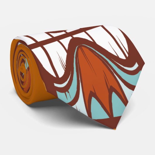 Tiki stropdas (Opgerold)