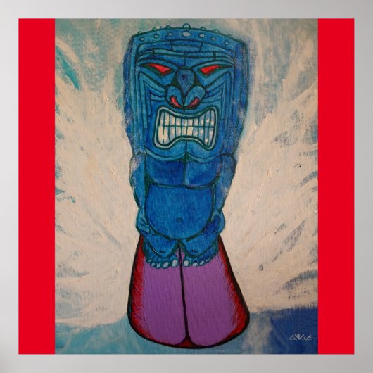 Tiki Surf King Ken Gage Poster (Voorkant)