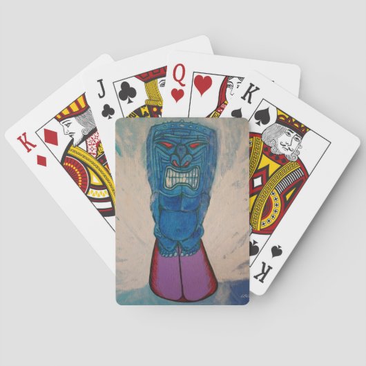 Tiki Surf King Pokerkaarten (Achterkant)