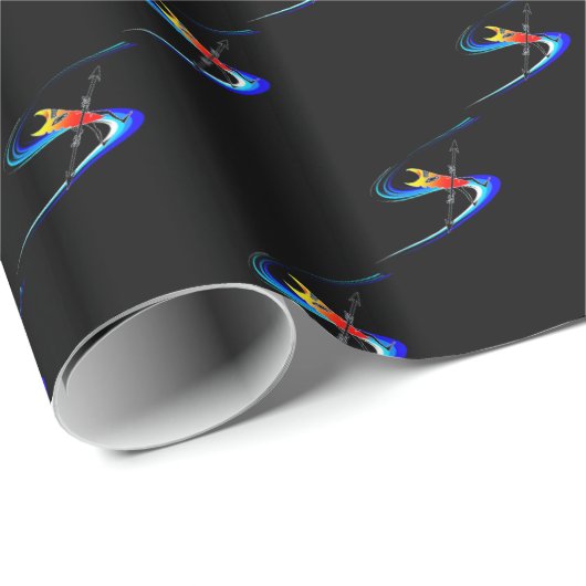 Tiki Surfer Cadeaupapier (Rol Hoek)