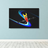 Tiki Surfer Canvas Afdruk (Insitu (Houten vloer))