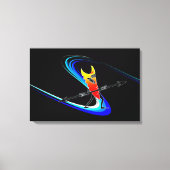 Tiki Surfer Canvas Afdruk (Voorkant)