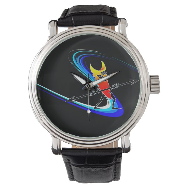 Tiki Surfer Horloge (Voorkant)