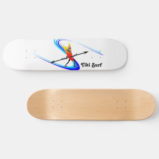 Tiki Surfer Persoonlijk Skateboard (Horizontaal)